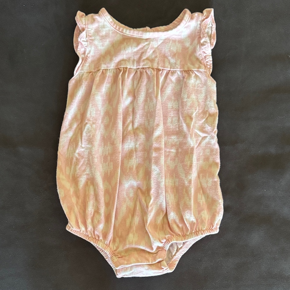 🌸 Old Navy Baby Girl Romper | Pink | 6–12 Months 🌸